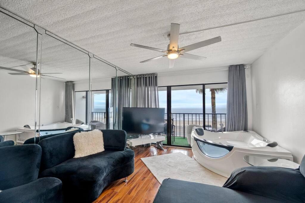 Bello Condominio Con Vista Al Mar, Jacuzzi Interno Galveston Exterior foto
